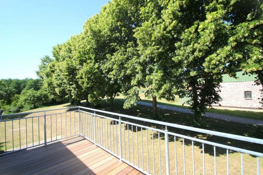 Blick vom Balkon Wohnung Sieversdorf